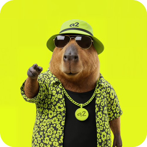 Kapibara wskazująca palcem Ciebie